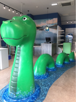 Full scale model of Nessie